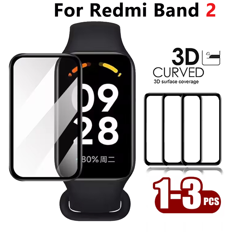 Watch Face Protector - Xiaomi-スマートウォッチ用の3D複合フィルム,スマートウォッチ用のソフトTPUフィルム,1〜3個