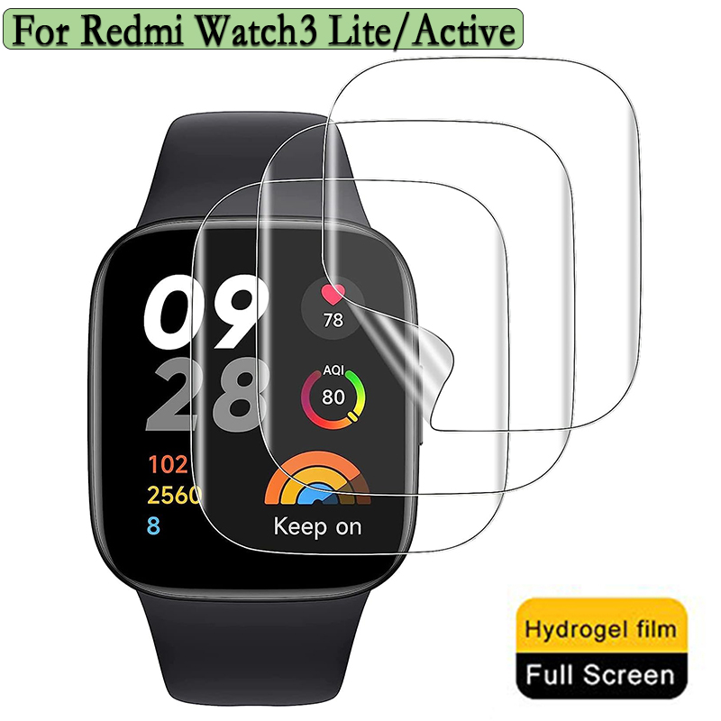 Watch Face Protector - 3/6 個ヒドロゲル保護フィルム Redmi Watch 3 アクティブ/Redmi