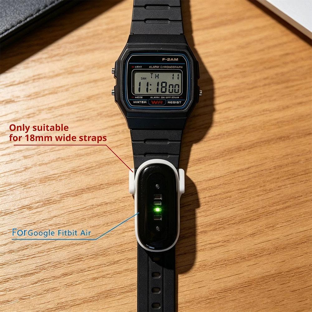 Watch Band Connector - 時計バンドコンボセット（アダプターとホルダー）Google Fitbit Air Strap Connector対応交換改造アクセサリー