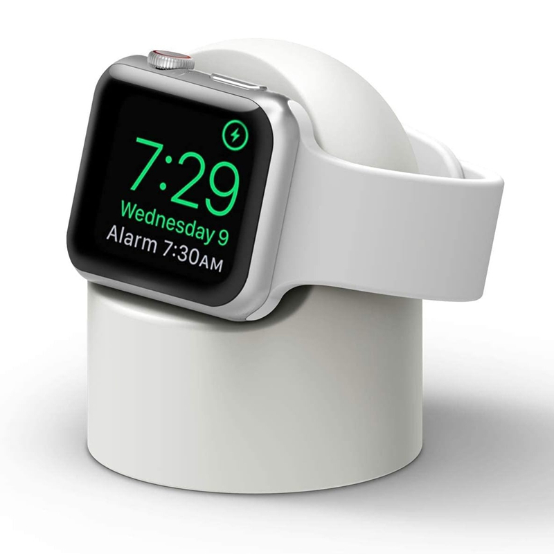 Watch Charging Dock - Apple Watch用充電スタンド,シリコンブラケット,充電ケーブルホルダー