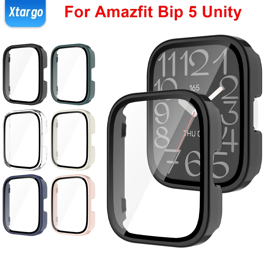 Watch Case Bumper - PC + ガラス Amazfit Bip 5