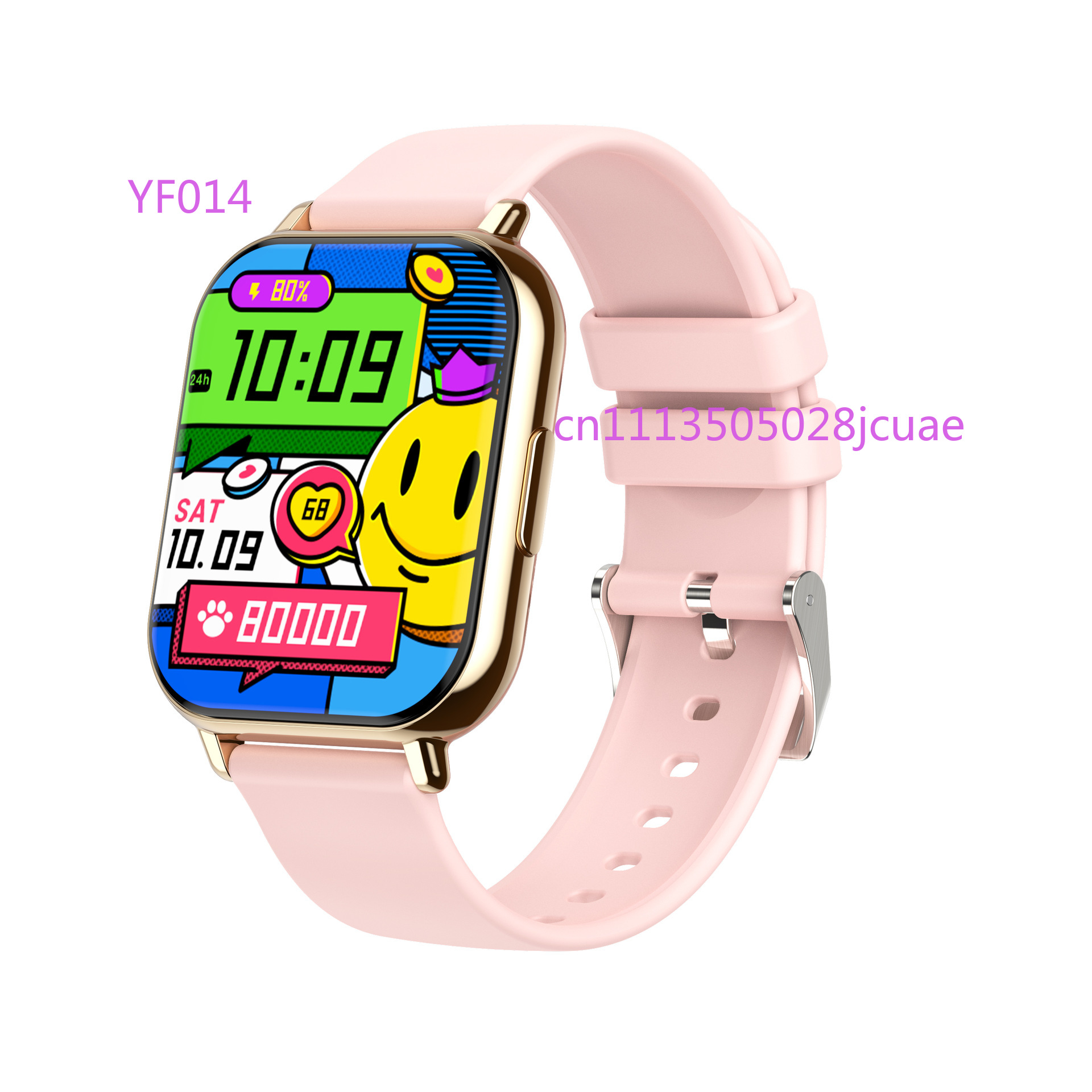 Smartwatch Touch - H9Plusスマートウォッチ 1.83インチ画面 歩数計 心拍数測定 エクササイズモード ダイナミックアイランド