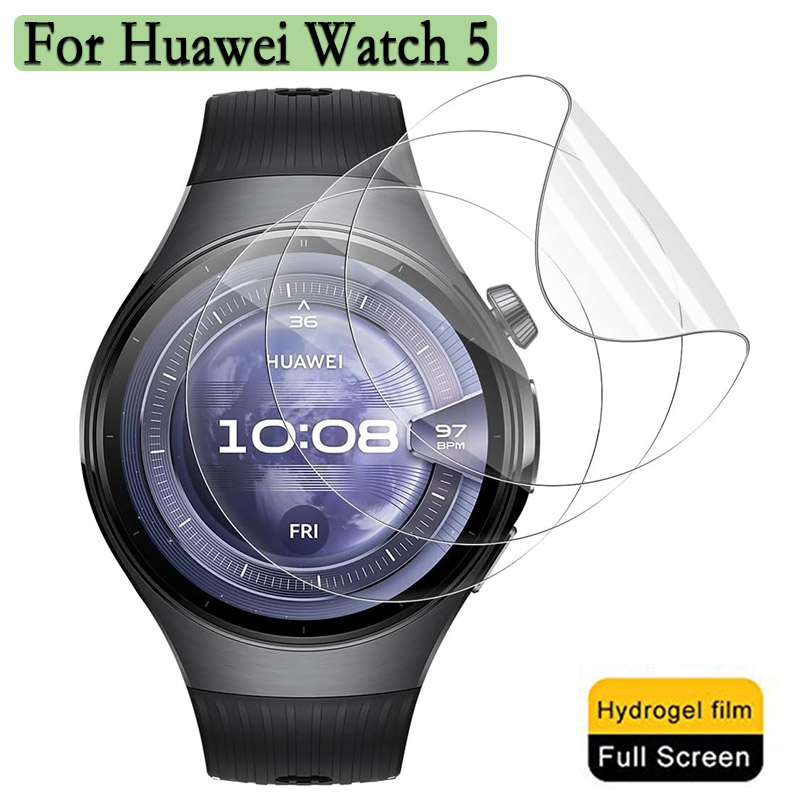 Watch Face Protector - Huawei 社腕時計 5 42/46 ミリメートル時計ソフトクリア保護フィルム 3