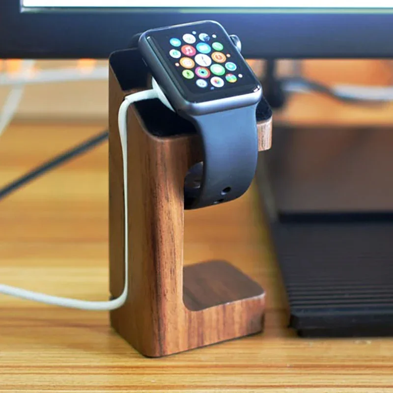 木製アップルウォッチ充電スタンド,デスクスタンド,充電ステー - Apple Smartwatch Accessories のレビューと価格