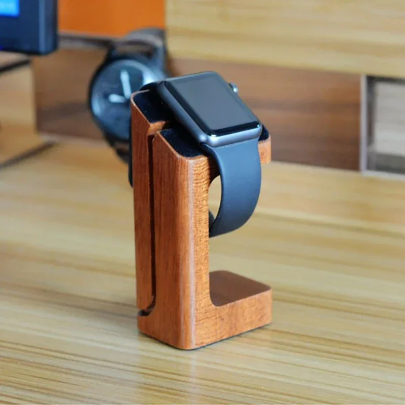 木製アップルウォッチ充電スタンド,デスクスタンド,充電ステー - Apple Smartwatch Accessories のレビューと価格