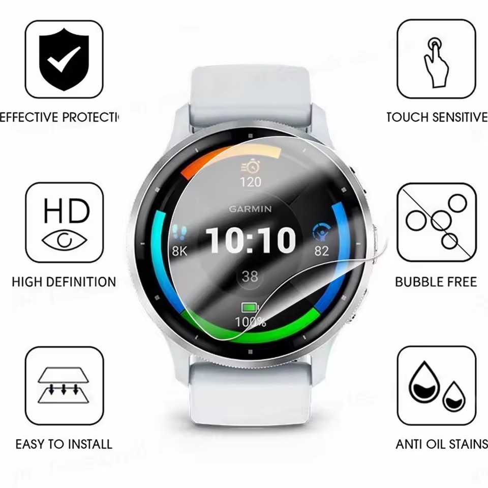 1～5枚入り ガーミン Venu 3 3s 2 2s用 ハイ - Watch Face Protector のレビューと価格