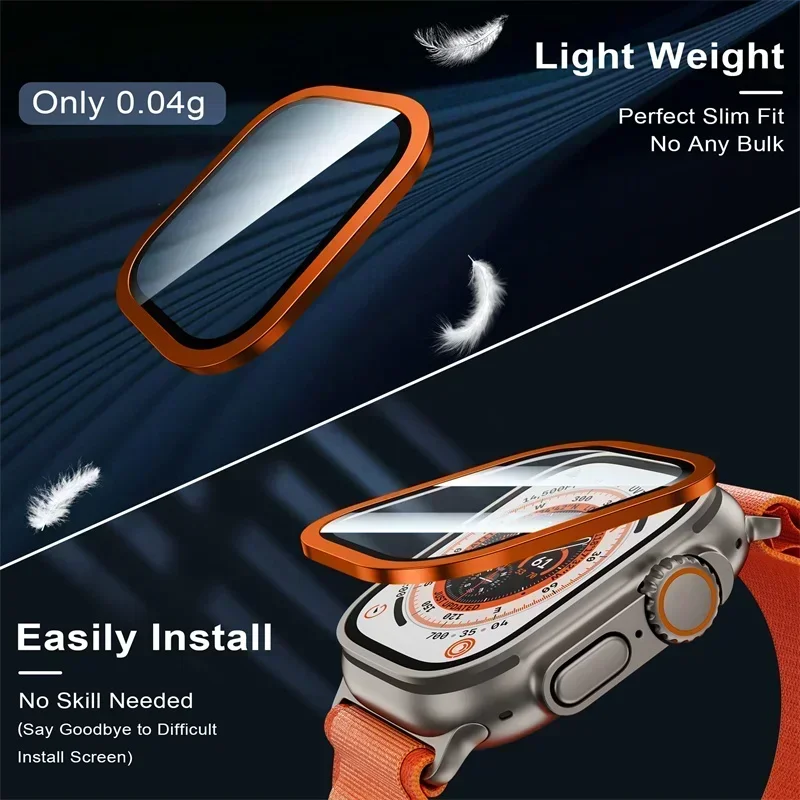 2 個チタン金属フレーム Apple Watch Ultra - Apple Smartwatch Accessories のレビューと価格