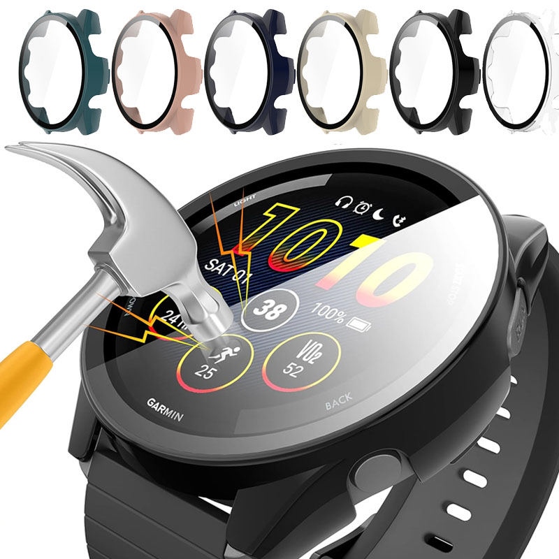 強化ガラス + PC ケースガーミンフォアランナー 265  - Watch Case Bumper のレビューと価格