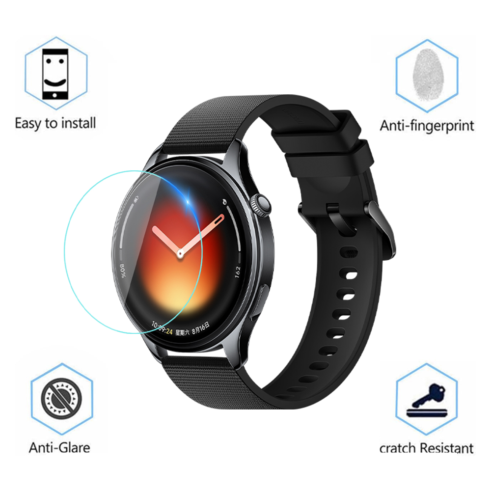 強化ガラス Xiaomi Watch 5 スマートウォッチ用 - Watch Face Protector のレビューと価格