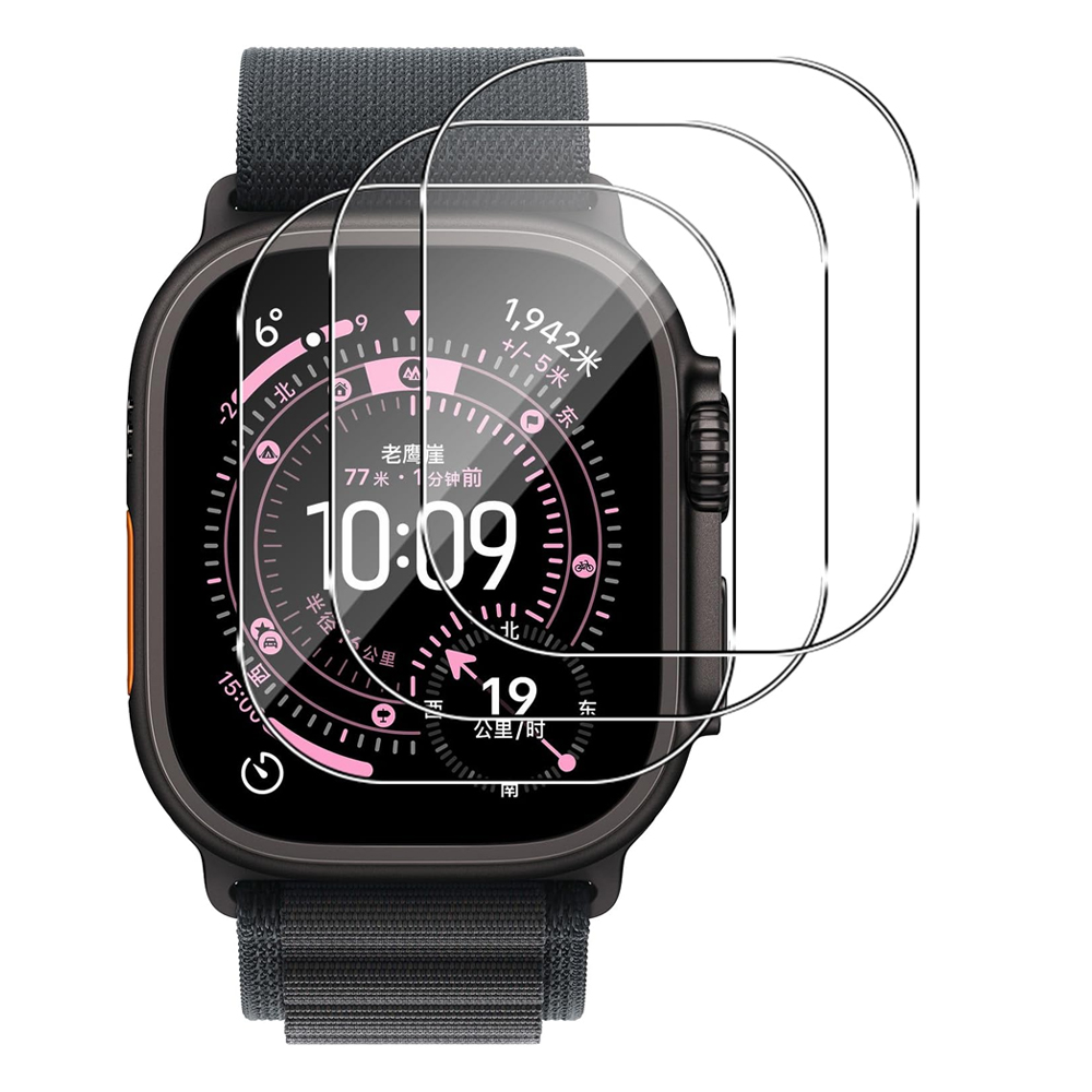 Apple Watch Ultra 3 49mm用強化ガラス - Apple Smartwatch Accessories のレビューと価格
