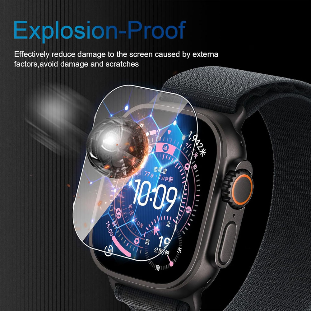 Apple Watch Ultra 3 49mm用強化ガラス - Apple Smartwatch Accessories のレビューと価格