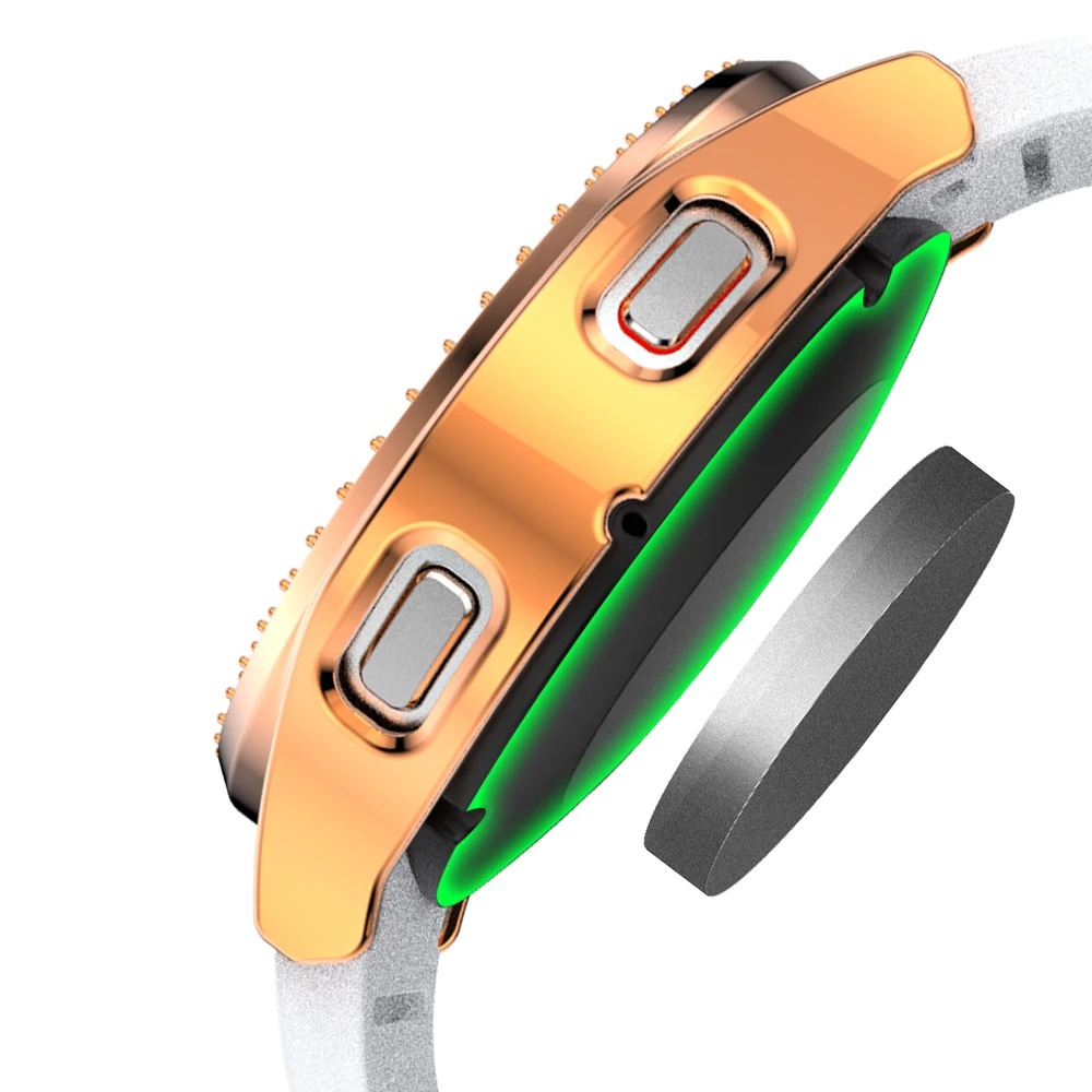 ガラス + ケース Samsung Galaxy Watch - Watch Case Bumper のレビューと価格