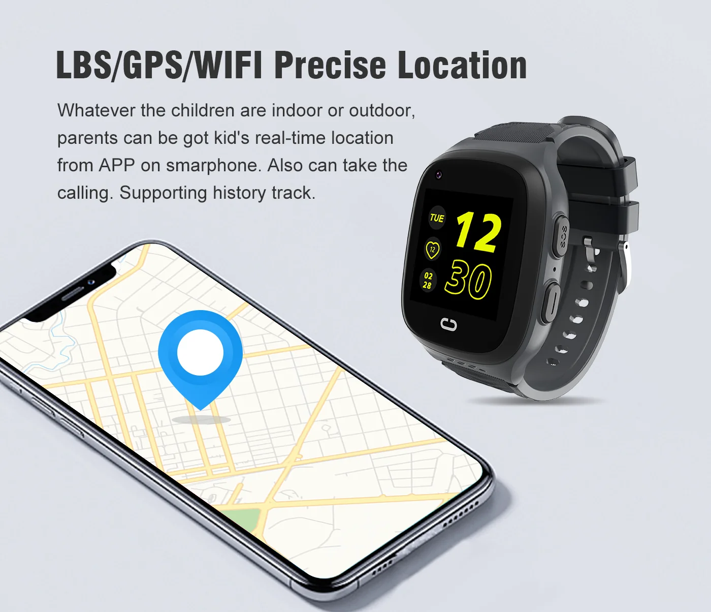 4Gキッズスマートウォッチ SOS防水 WiFi GPSビデ - Smartwatch Id のレビューと価格