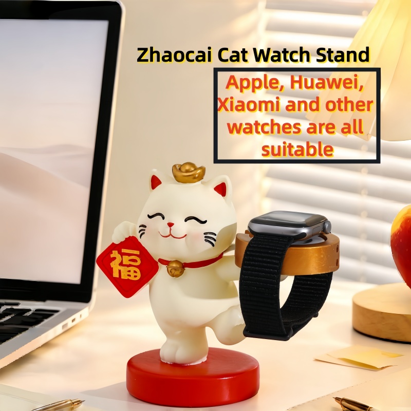 招き猫 iWatch 充電ドック デスクトップ装飾スタンドホ - Watch Charging Dock のレビューと価格
