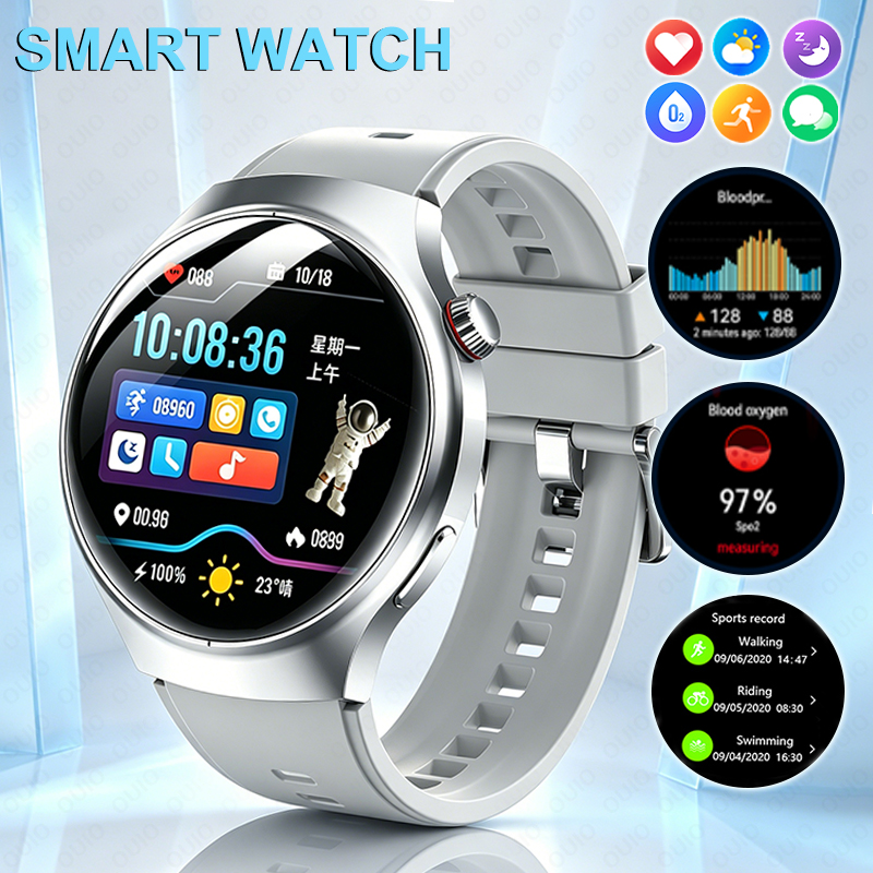 新しいスマートウォッチ男性用 HD スクリーン心拍数血中酸素 - Smartwatch M Active のレビューと価格