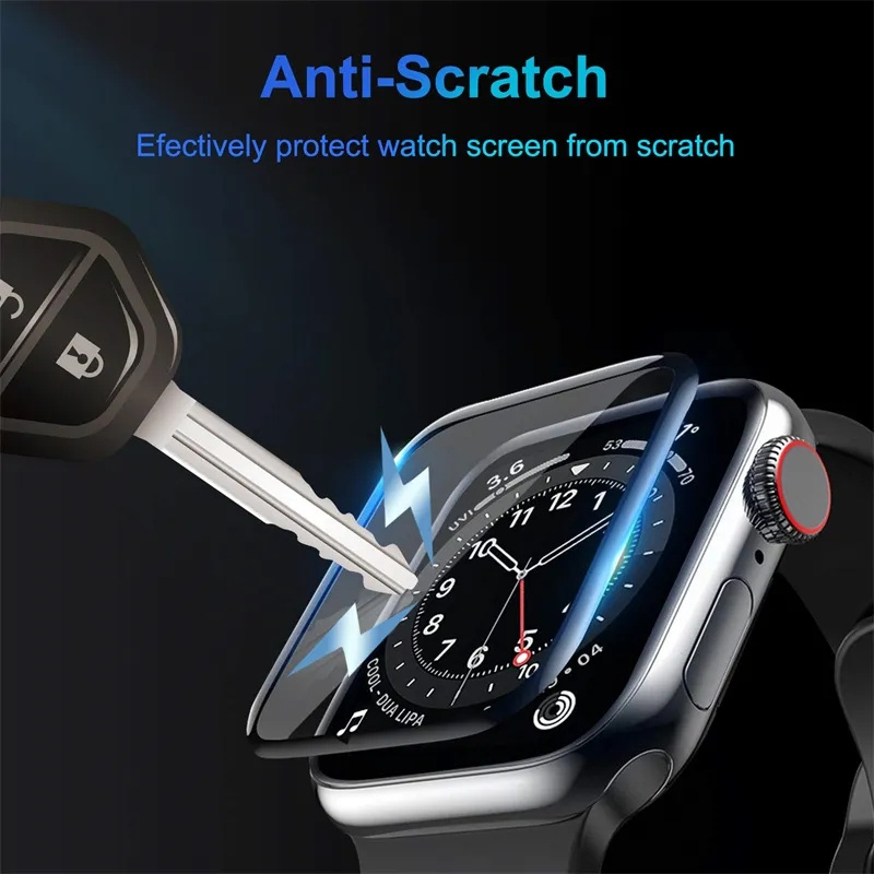 ソフトガラス Apple Watch スクリーンプロテクター - Apple Smartwatch Accessories のレビューと価格