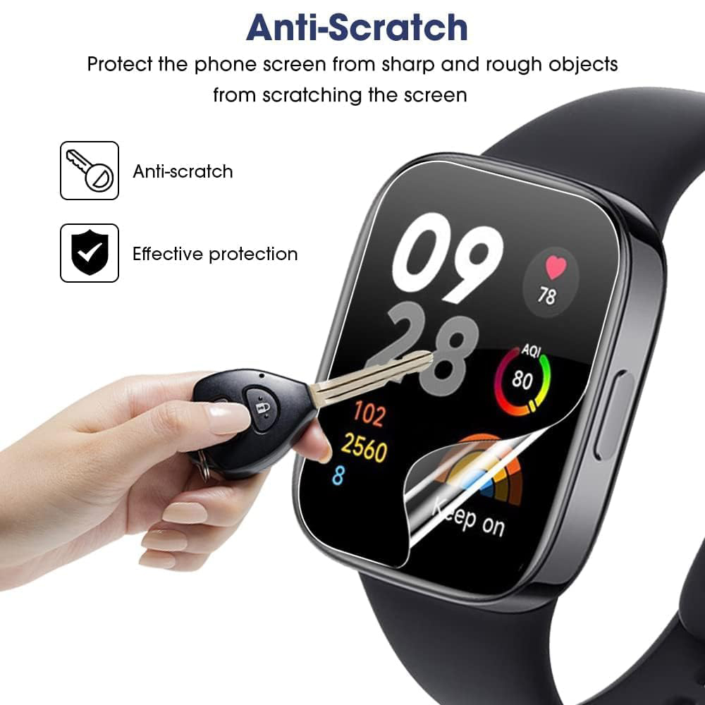 3/6 個ヒドロゲル保護フィルム Redmi Watch 3 - Watch Face Protector のレビューと価格