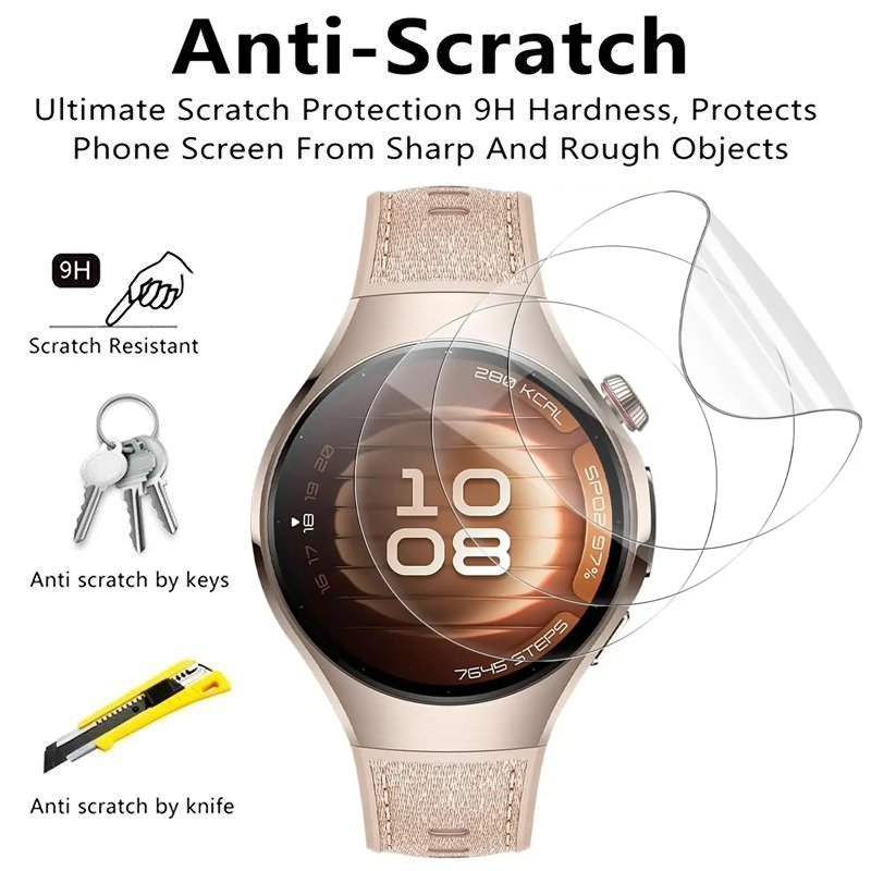 Huawei Watch 5 42mm/46mm用ハイドロゲ - Watch Face Protector のレビューと価格