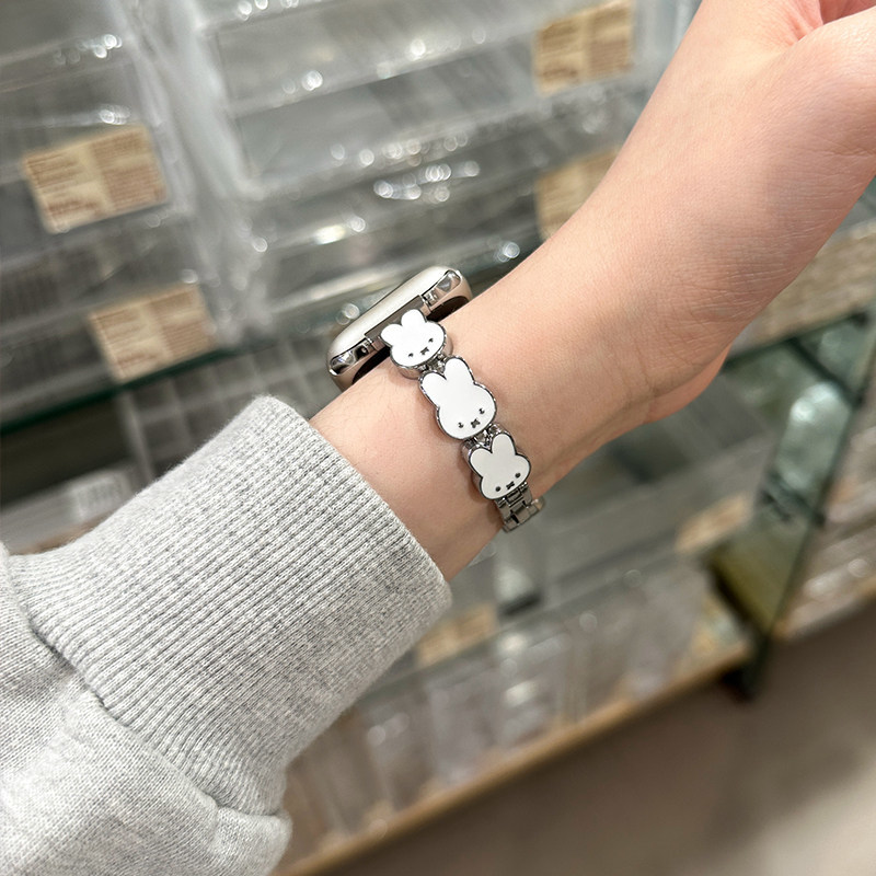 ミッフィーラビットレザー時計バンド Apple Watch  - Apple Smartwatch Accessories のレビューと価格