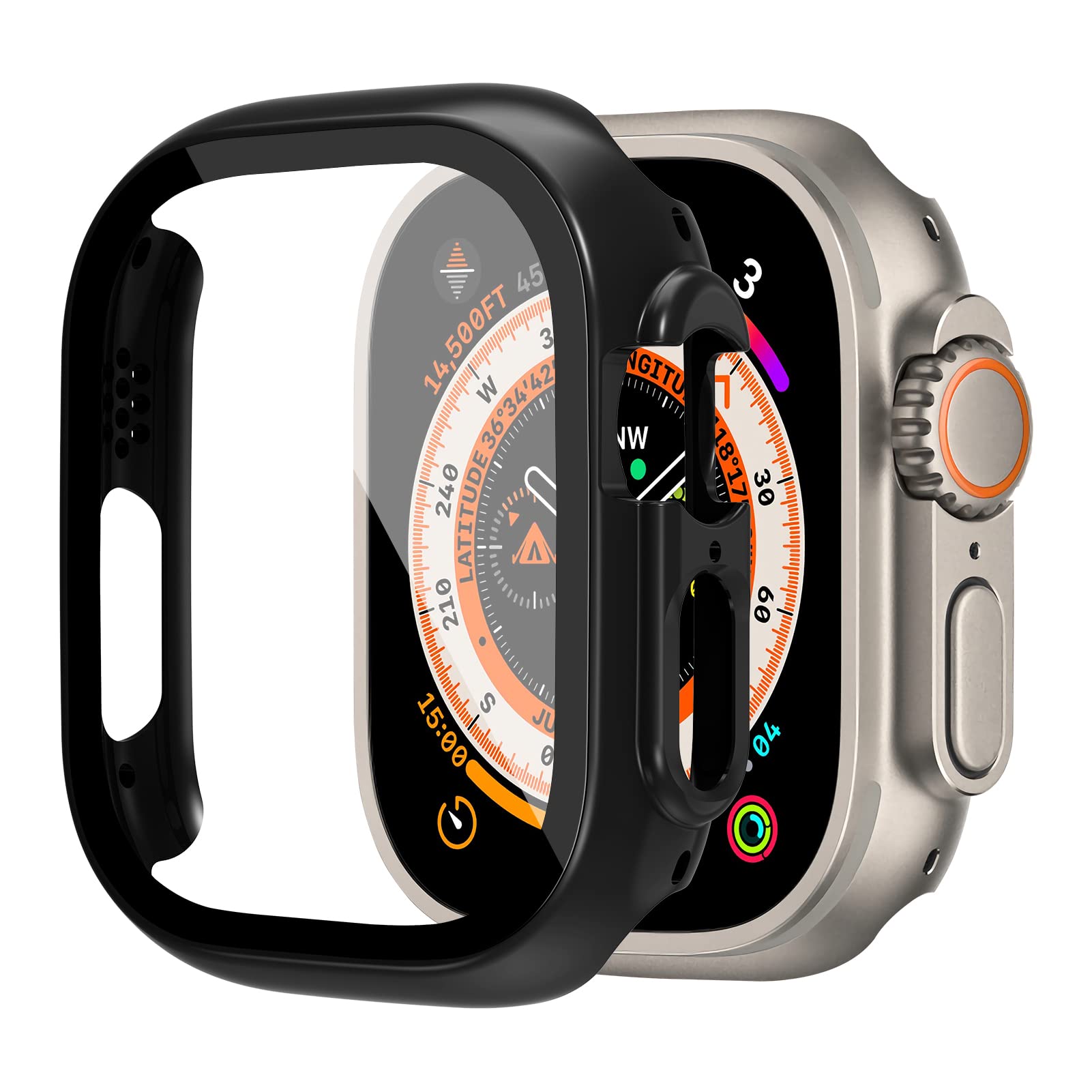 ガラス + ケース Apple Watch ウルトラ 2 3 - Apple Smartwatch Accessories のレビューと価格