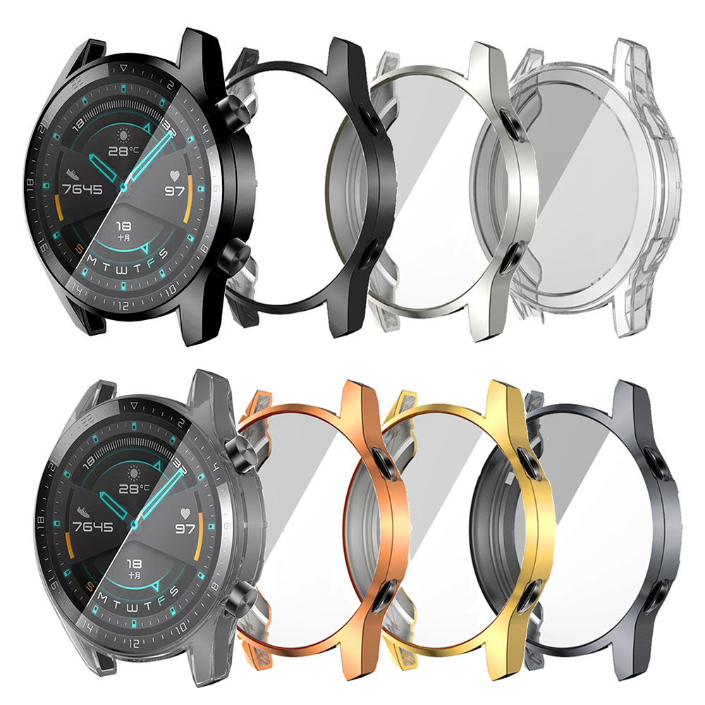 TPU 保護ケース Huawei 社腕時計 GT2 46 ミ - Watch Case Bumper のレビューと価格