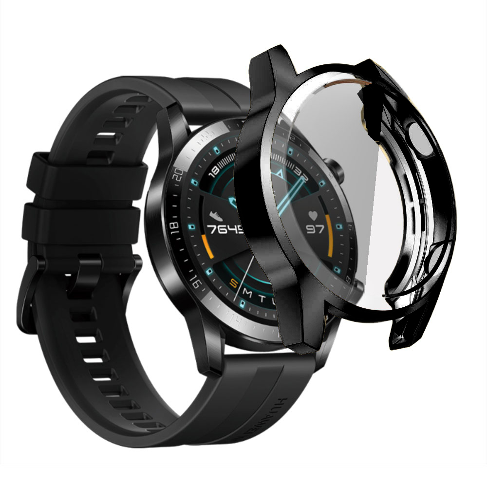 TPU 保護ケース Huawei 社腕時計 GT2 46 ミ - Watch Case Bumper のレビューと価格