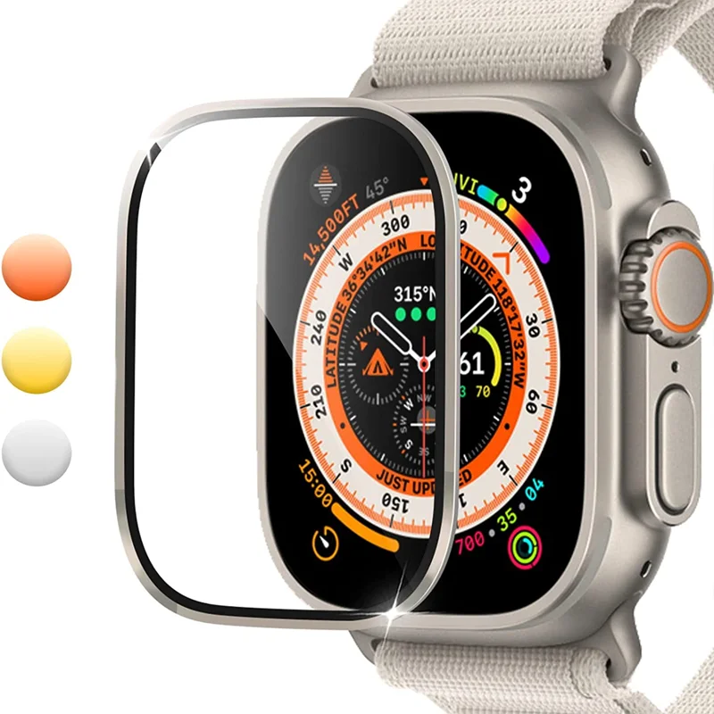 強化ガラスフィルム Apple Watch ウルトラ 49  - Apple Smartwatch Accessories のレビューと価格