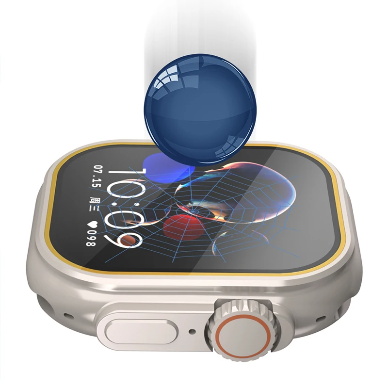 強化ガラスフィルム Apple Watch ウルトラ 49  - Apple Smartwatch Accessories のレビューと価格