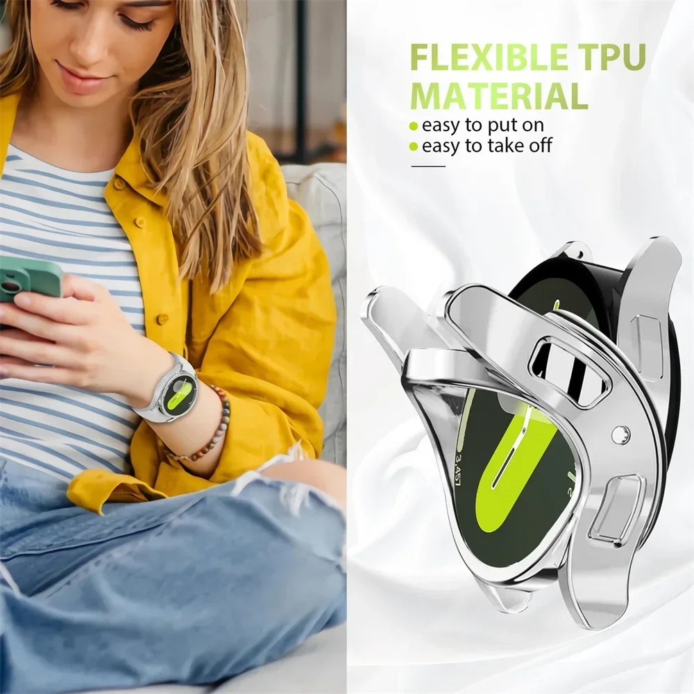 1-4 個のケースサムスンギャラクシーウォッチ 4 5 6  - Watch Case Bumper のレビューと価格