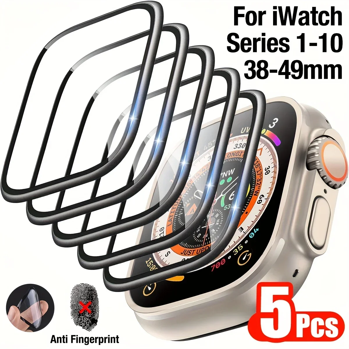 1-5 個の傷防止フィルム Apple Watch ウルトラ - Apple Smartwatch Accessories のレビューと価格
