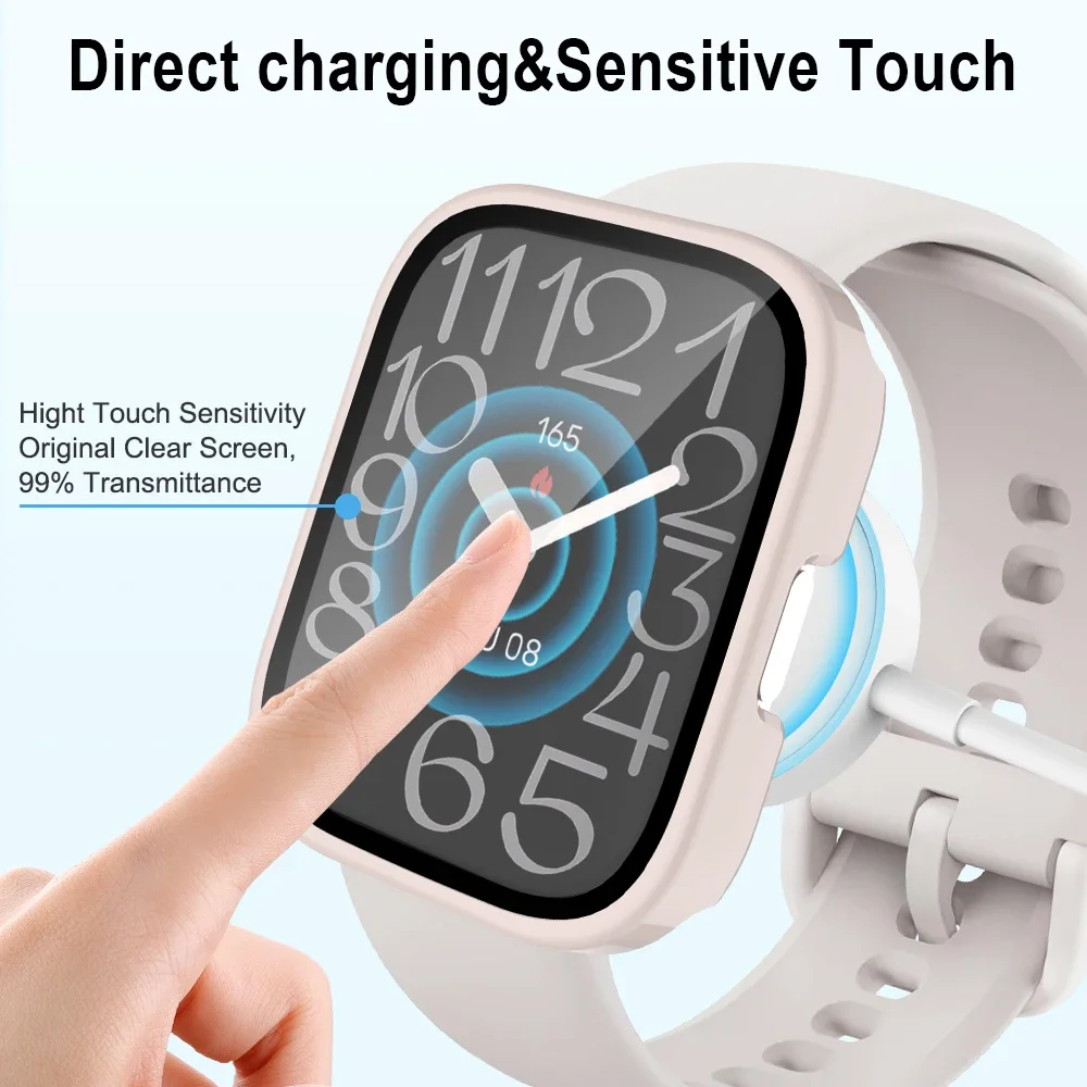 PC + ガラス Amazfit Bip 5 Unity ケ - Watch Case Bumper のレビューと価格