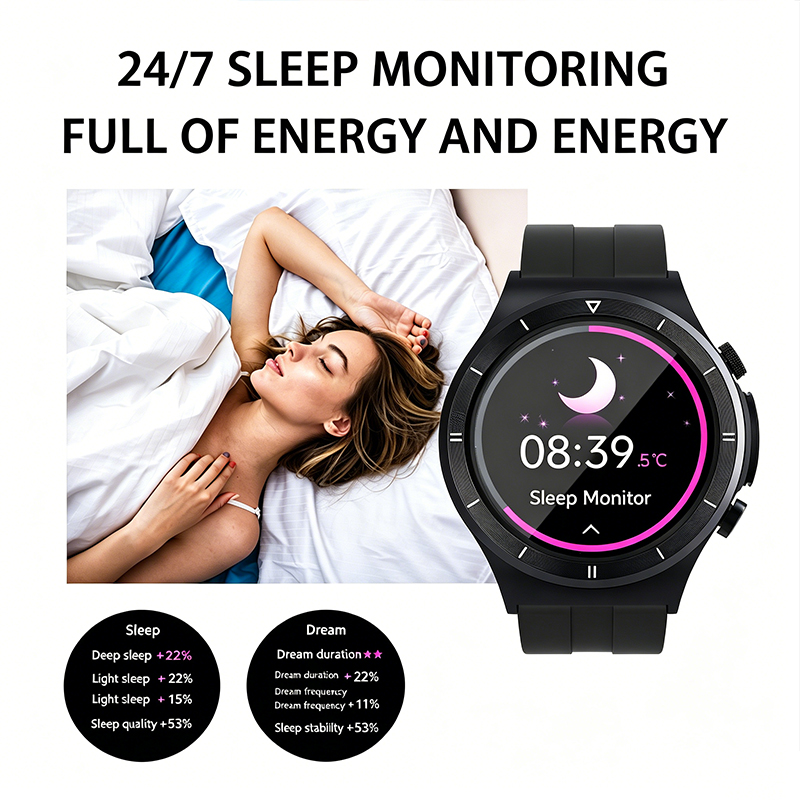 ECG GEJIAN 1.39 インチ HD スクリーンヘル - Smartwatch M Active のレビューと価格